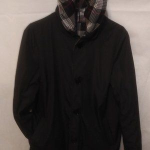 Reversible Water Repellent Hooded Car Coat